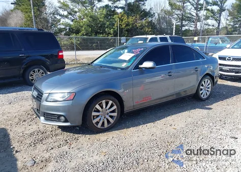 2012 Audi A4 2.0T Premium z USA, uszkodzony, nr VIN WAUBFAFLXCN004365